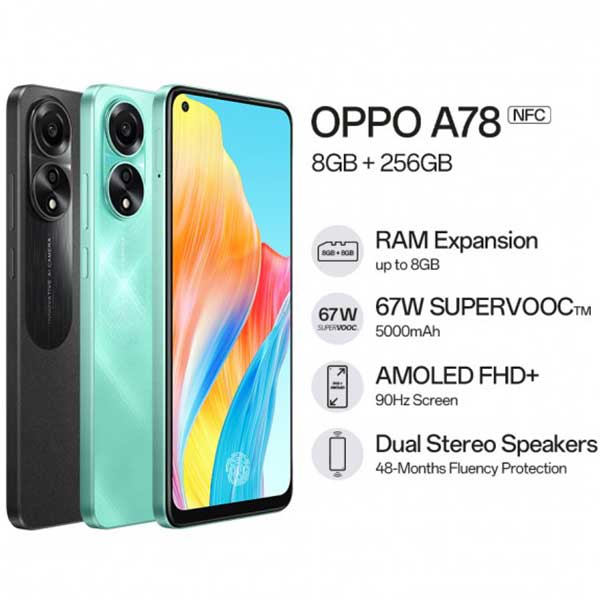 Oppo A78 Características, especificaciones y precio